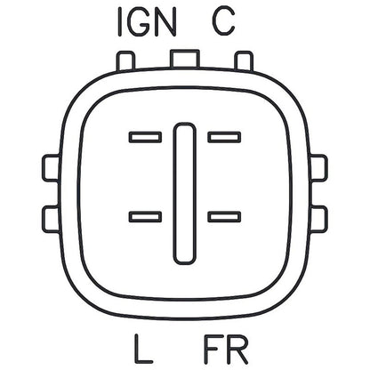 Voltage Regulator for Acura EL L4 1.7L (2001–2005) A866X48782 230-48112