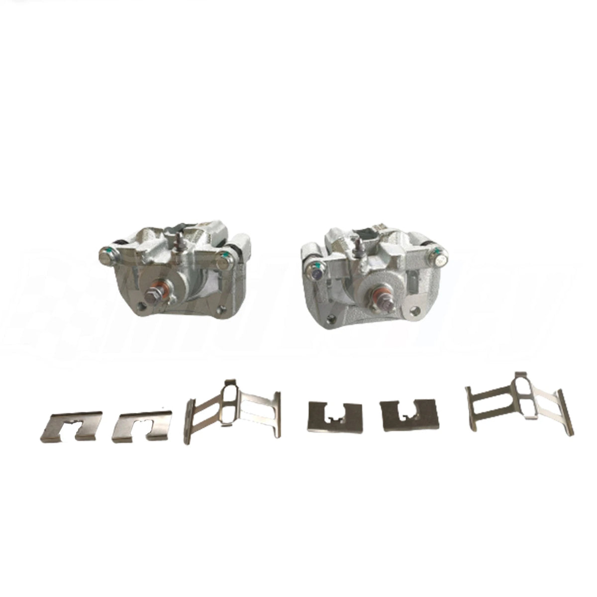 Rear Brake Calipers w/Bracket Pair for Acura TL CL Honda Element (2004–2008) 19B2589 19P2589