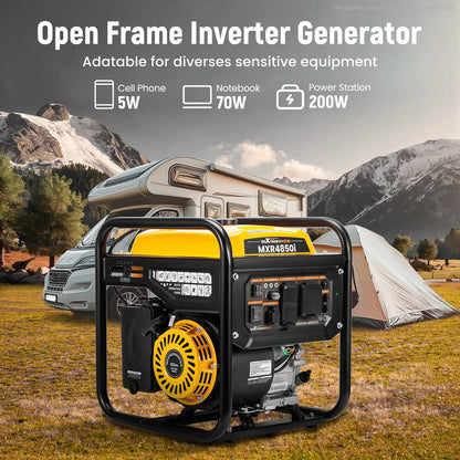 Inverter Generator 4850 Watt for RV Travel Home Backup
