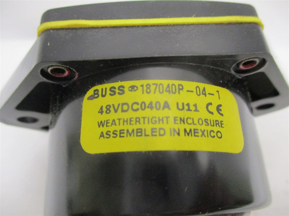 40A Marine Rated Circuit Breaker for Buss (187040P-04-1) 48VDC Flush Mount