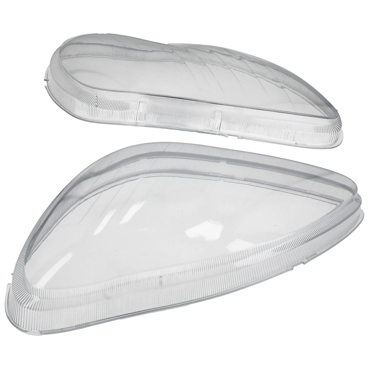 Clear Headlight Cover Set for Mercedes W220 S400 S500 S600 (2002–2006)