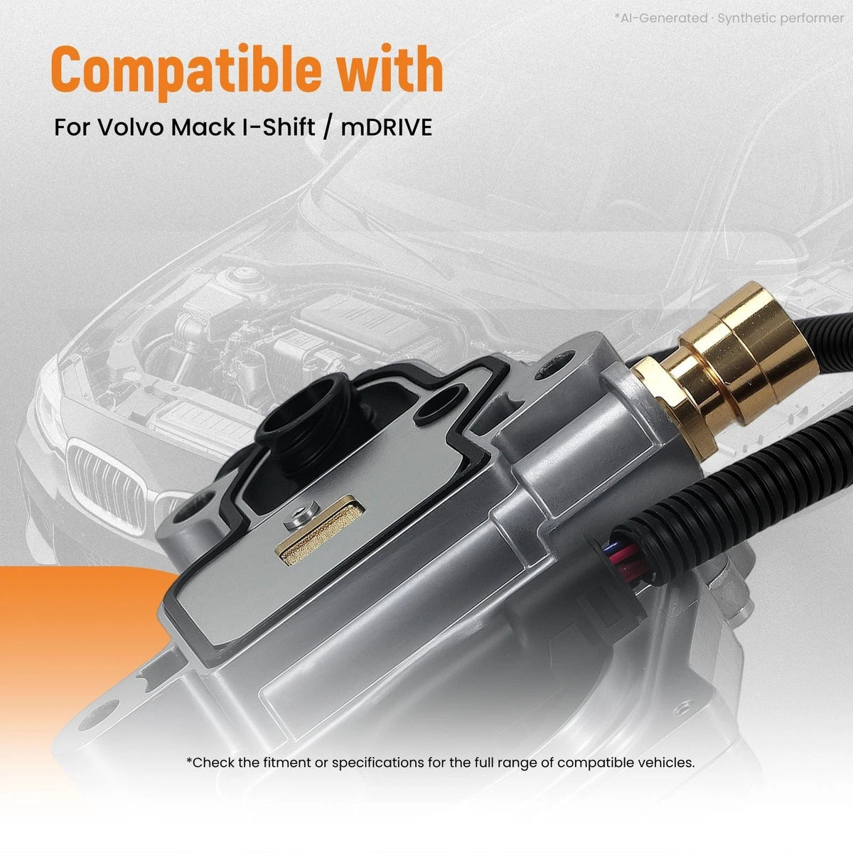 Control Actuator Solenoid for Volvo Mack I-Shift mDRIVE (21712495, 12V)