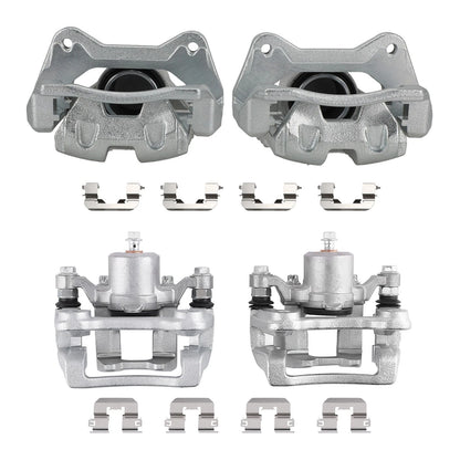 Set of 4 Brake Calipers for Kia Optima, Hyundai Sonata (2011–2015)