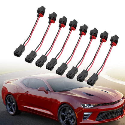 8X Fuel Injector Connector Adapter for LS1 LS2 LS3 LT1 (EV1 to EV6/EV14)