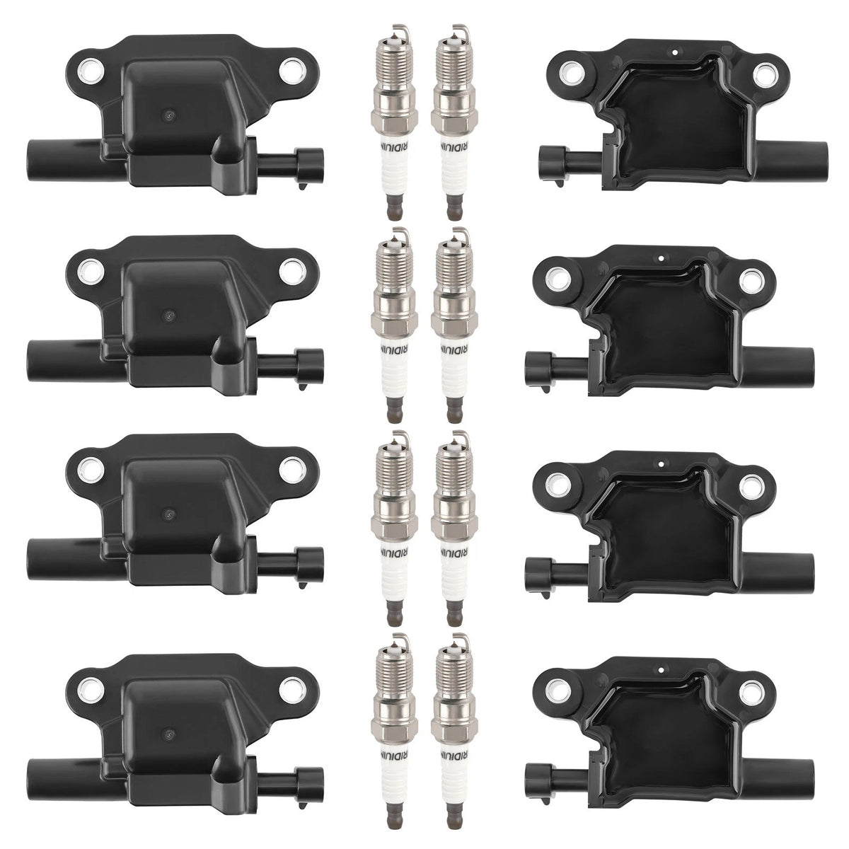 Ignition Coil & Iridium Spark Plug Set of 8 for GM V8 4.8L 5.3L 6.0L 6.2L 7.0L