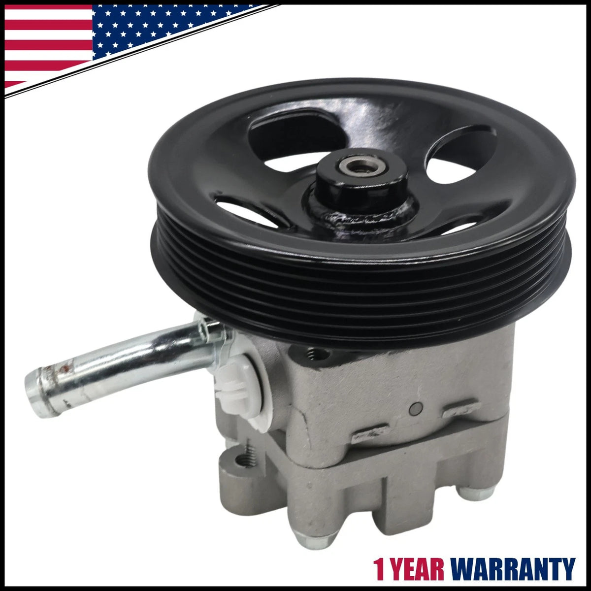 Power Steering Pump w/ Pulley for Nissan Altima 2007–2012 2.5L Gas 49110-JA000