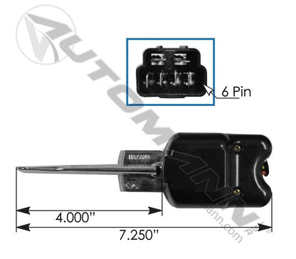 Turn Signal Switch for International 9400 (Replaces 1663595C91, 362088C92)