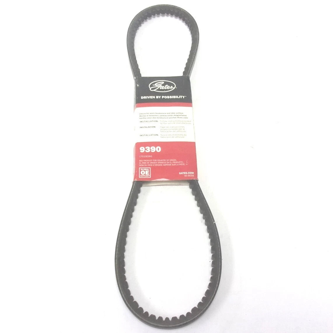 Gates High Capacity Accessory Drive V-Belt for XL (9390) 39-3/8" X 15/32"