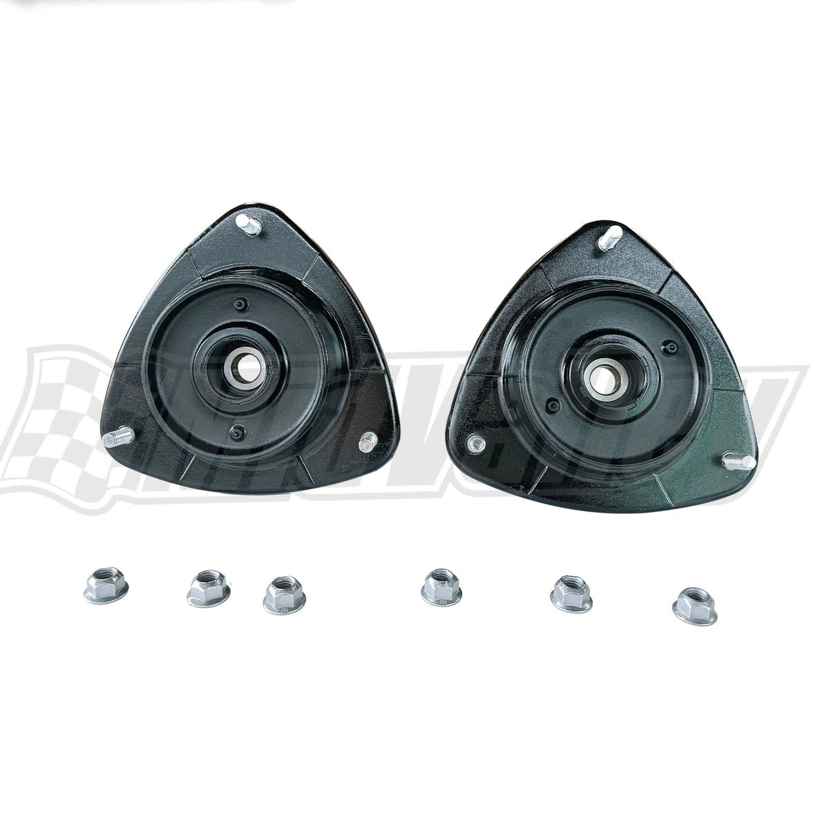 2X Front Upper Strut Mount Kit for Subaru Forester Impreza Outback WRX (2005–2016)