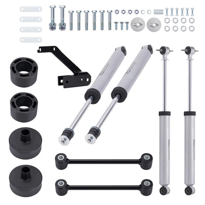 2.5" Lift Kit with Shocks & Coil Spring Spacers for Jeep Wrangler JK (2007–2018)