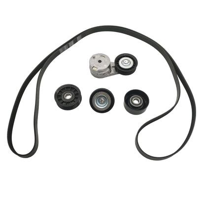 Serpentine Belt Tensioner Pulley Kit for Chevy Malibu/Impala/Saturn Vue (2008–2012)