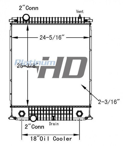 Radiator for Ford F500