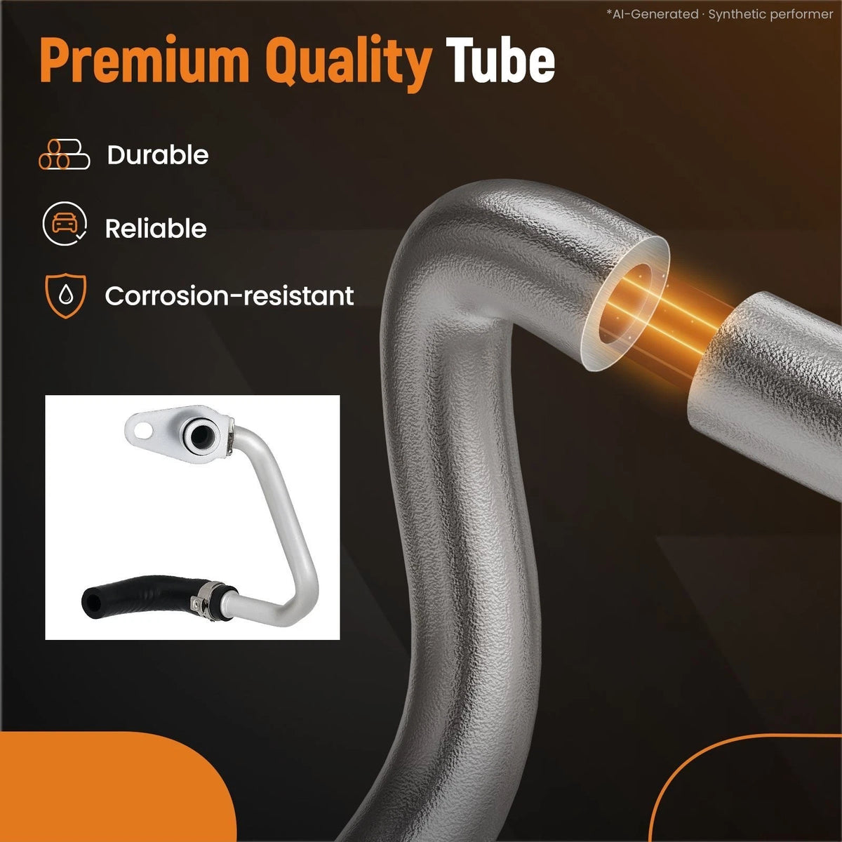 Turbo Coolant Hose Pipe for BMW X3 X4 X5 X6 xDrive35i (2011–2019) 11538602577