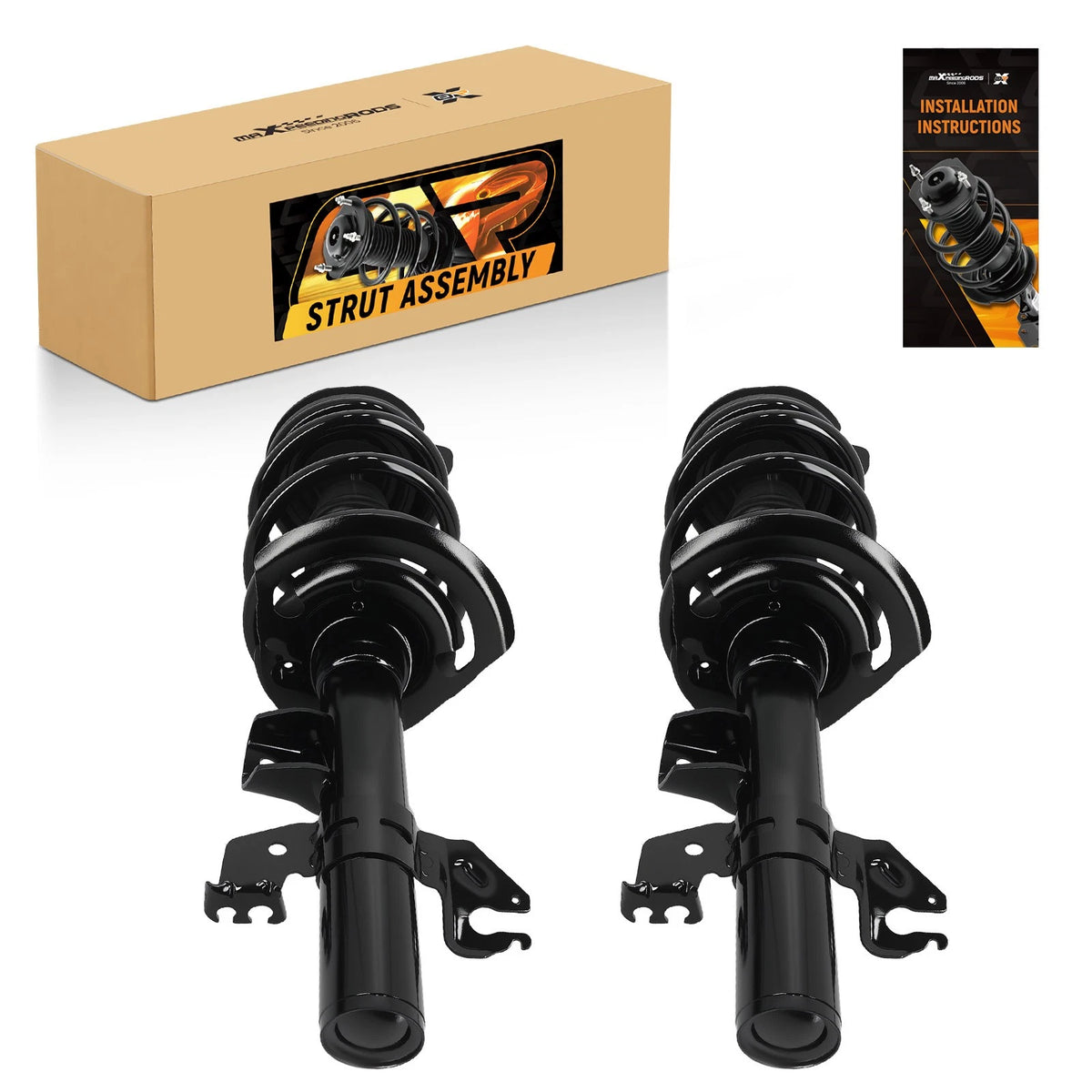 Front Quick Complete Struts & Coil Springs for Jeep Cherokee (2014–2022) 13612