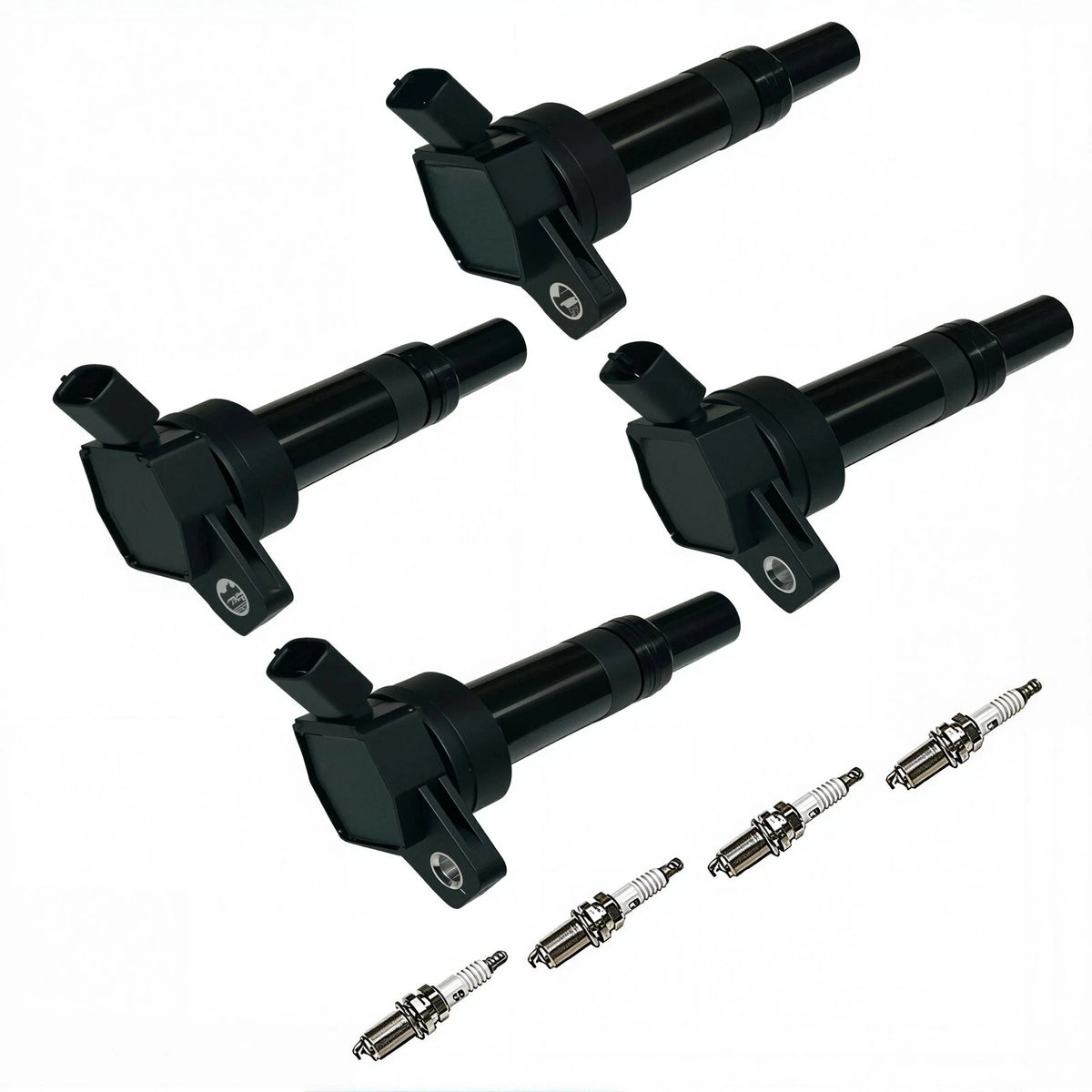 Set of 4 Ignition Coils & Spark Plugs for Hyundai Elantra GT, Kia Soul 2.0L 22058