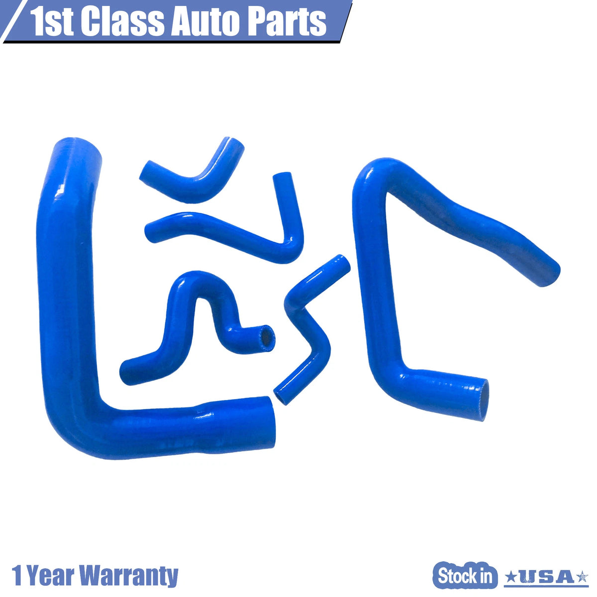 Silicone Radiator Hose Piping Kit for Mustang GT LX Cobra 5.0 (1986–1993)