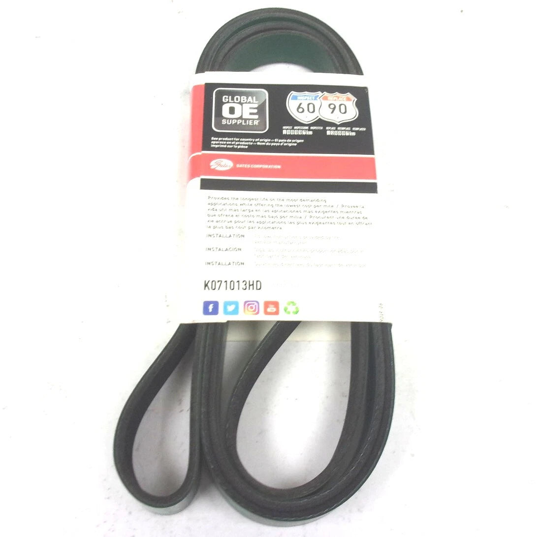 Gates Serpentine Heavy Duty Micro-V Belt 7PK2569 for