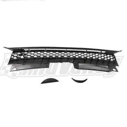 Badgeless Hex Mesh Grille Black for VW MK6 Golf/GTI/Jetta SportWagen (2010–2014)