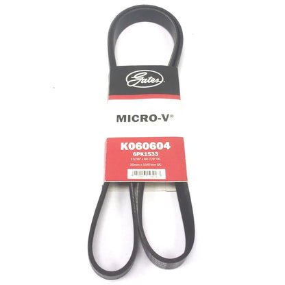 Serpentine Micro-V Belt 6PK1533 for Gates (K060604)
