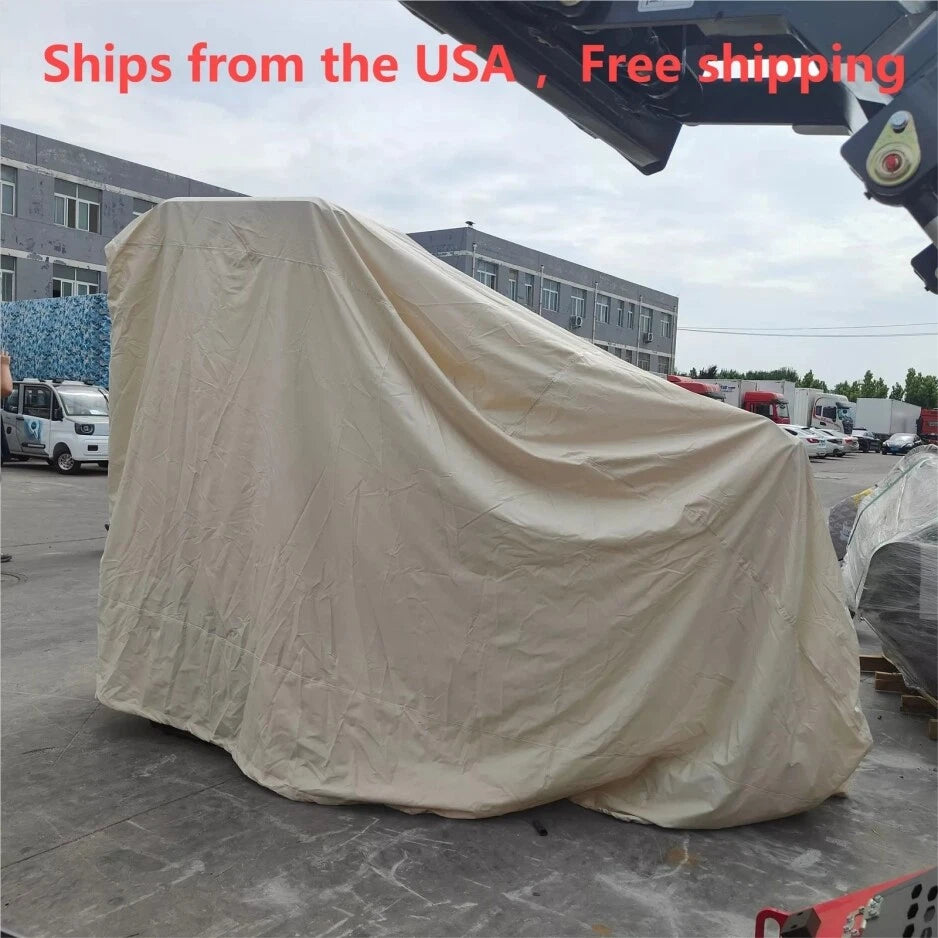 Mini Excavator Cover for 0.8T-2T (Rain, Sun, Freeze, Hail Resistant)