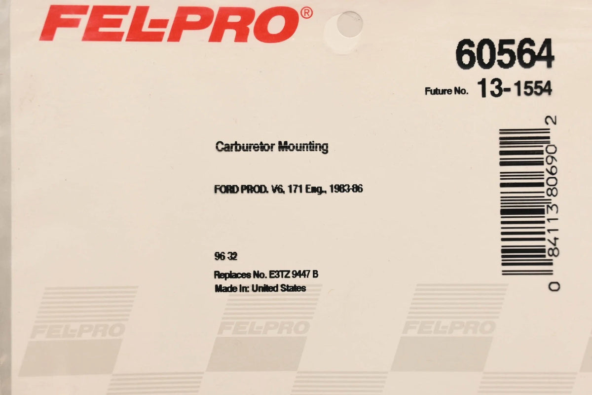 Carburetor Mounting Gasket for Ford (E3TZ-9447-B, 60564)