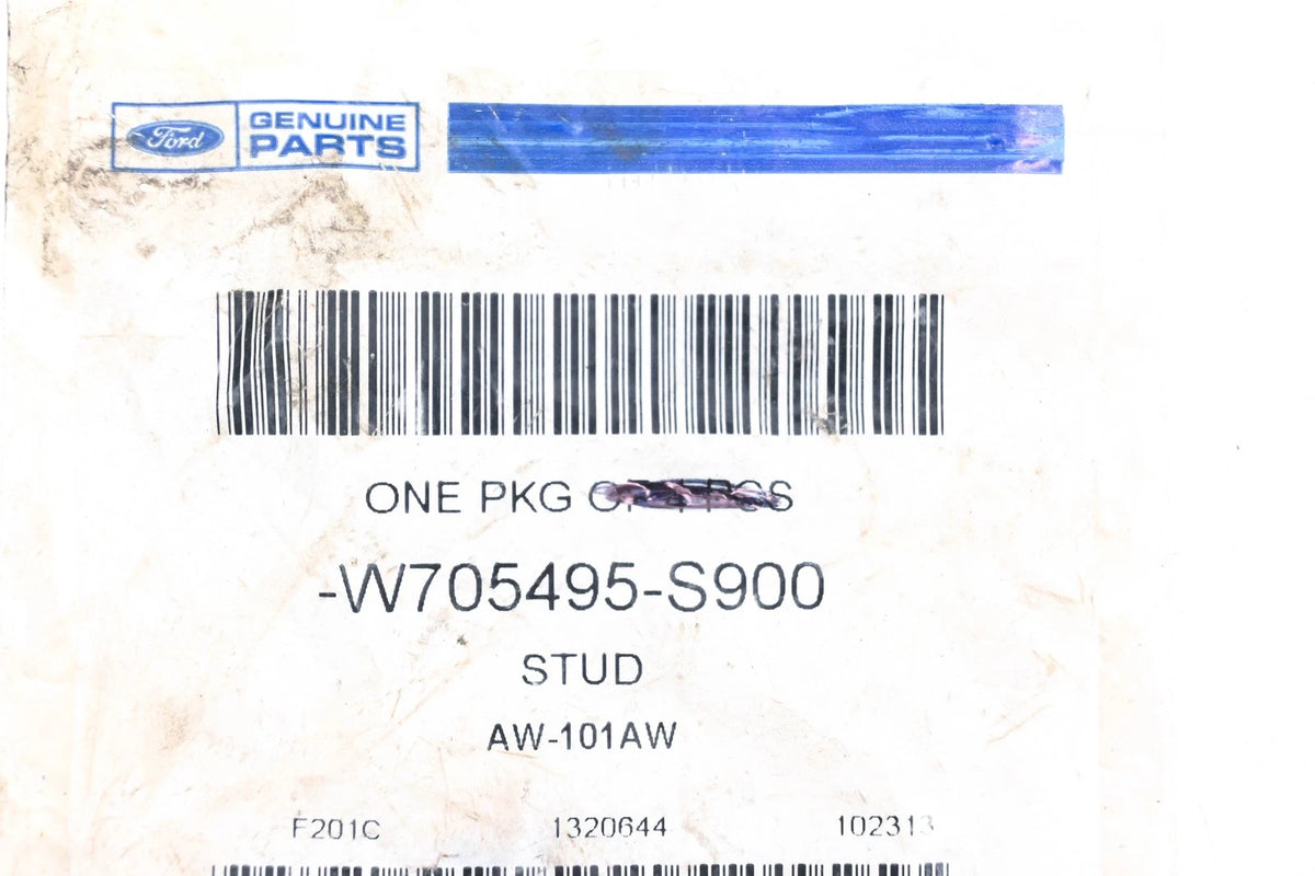 Manifold Stud for Ford (W705495-S900, AW-101AW)