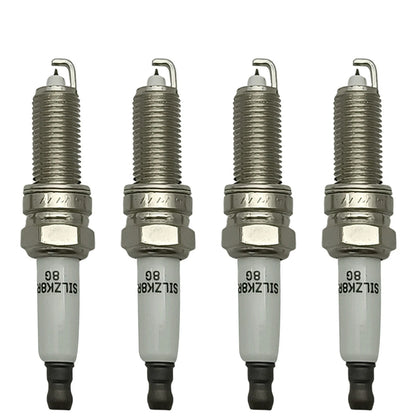 Set of 4 Iridium & Platinum Spark Plugs for Hyundai Sonata Kia Optima (2011–2017)