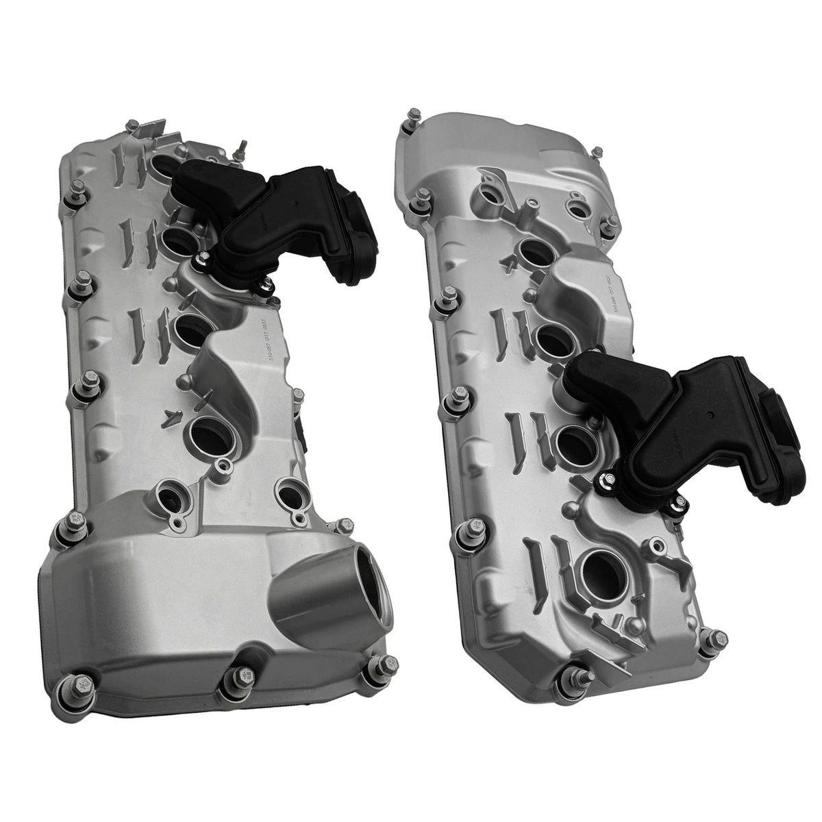 2PCS Silver Valve Cover for BMW M3 (2008–2013) 11127848153 11127848154