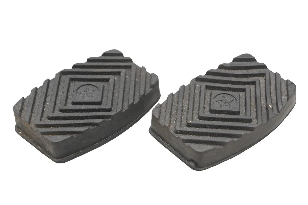 2X Rubber Pedal Slip-On Pads for Kastar (NOS)