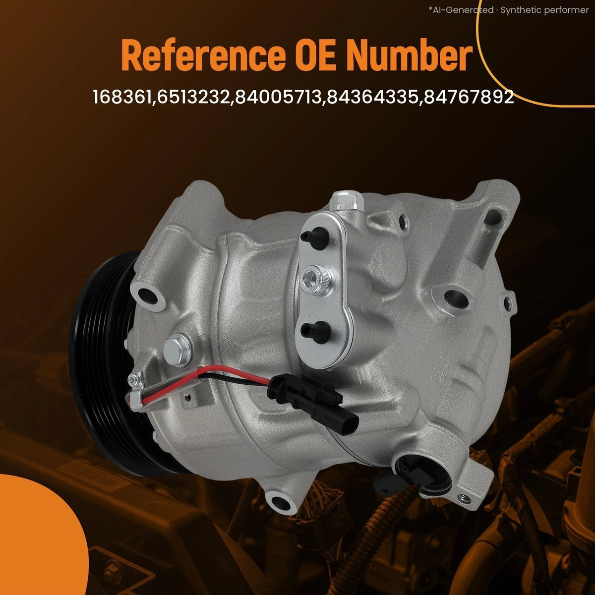 AC Compressor with Clutch for Chevrolet Malibu L4 1.5L (2016–2022) CO29315C