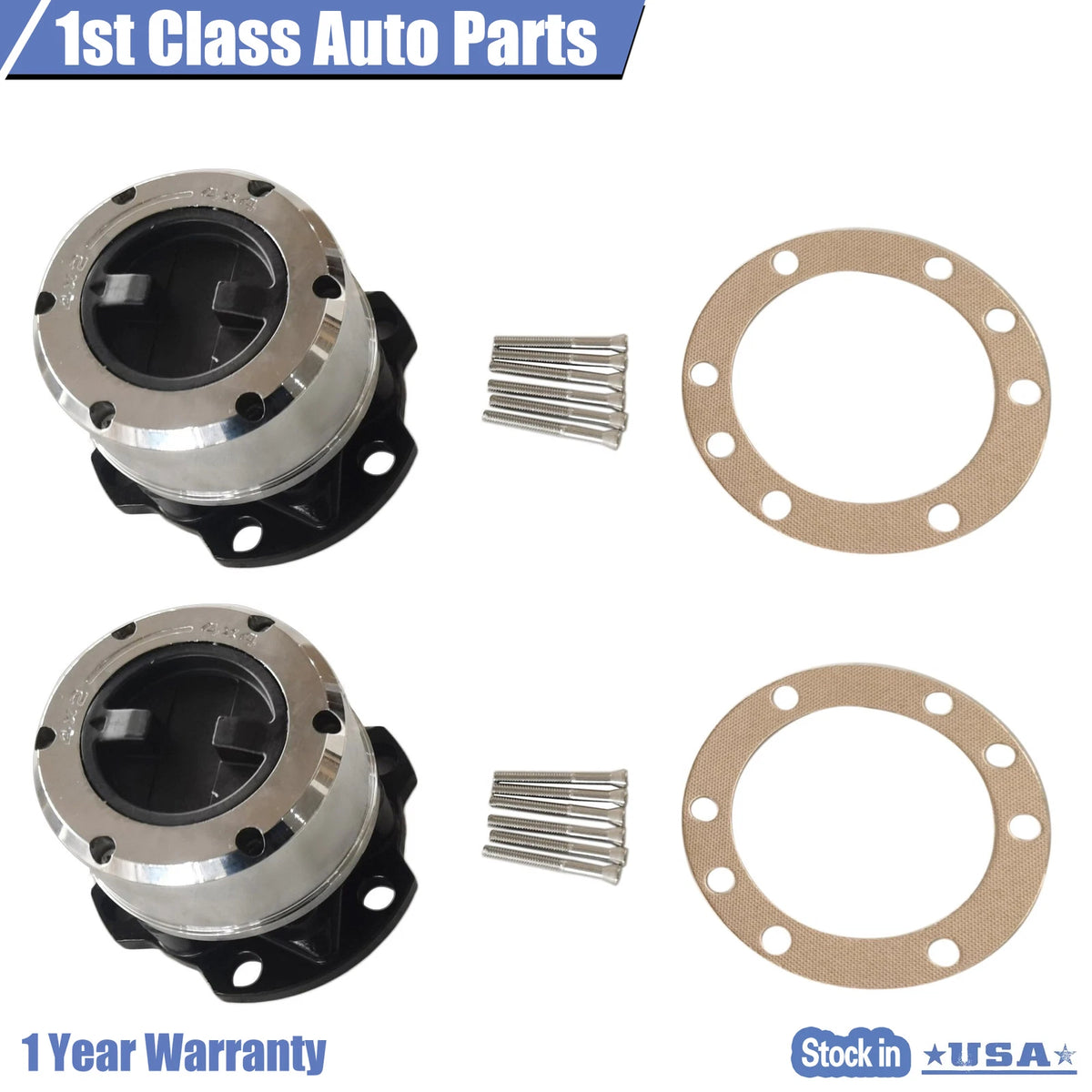 2X Locking Hubs for Toyota Pickup 4Runner Land Cruiser (1976–2006) 30 Spline