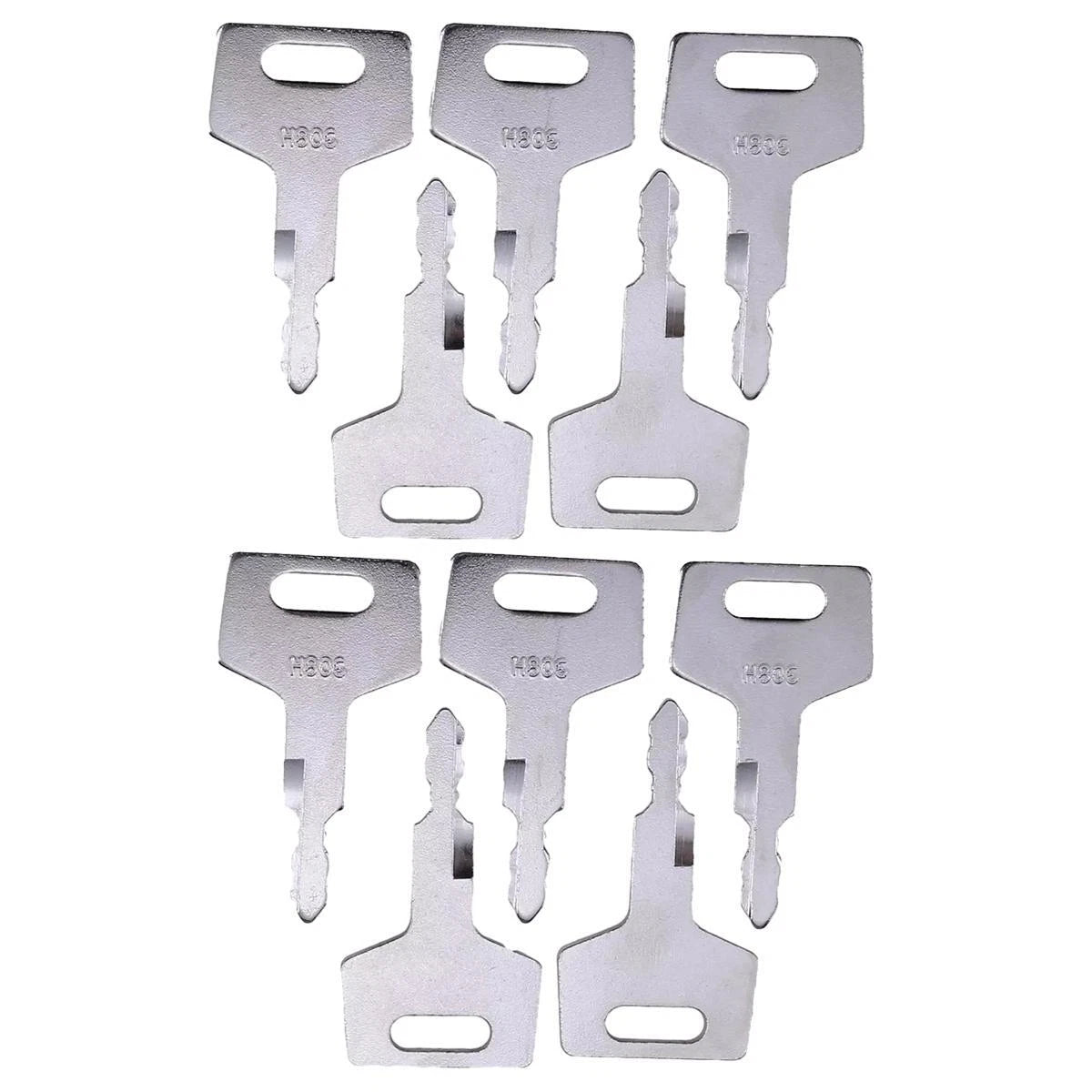 10X Ignition Key H806 for Hitachi Takeuchi Case New Holland Gehl (Heavy Equipment)