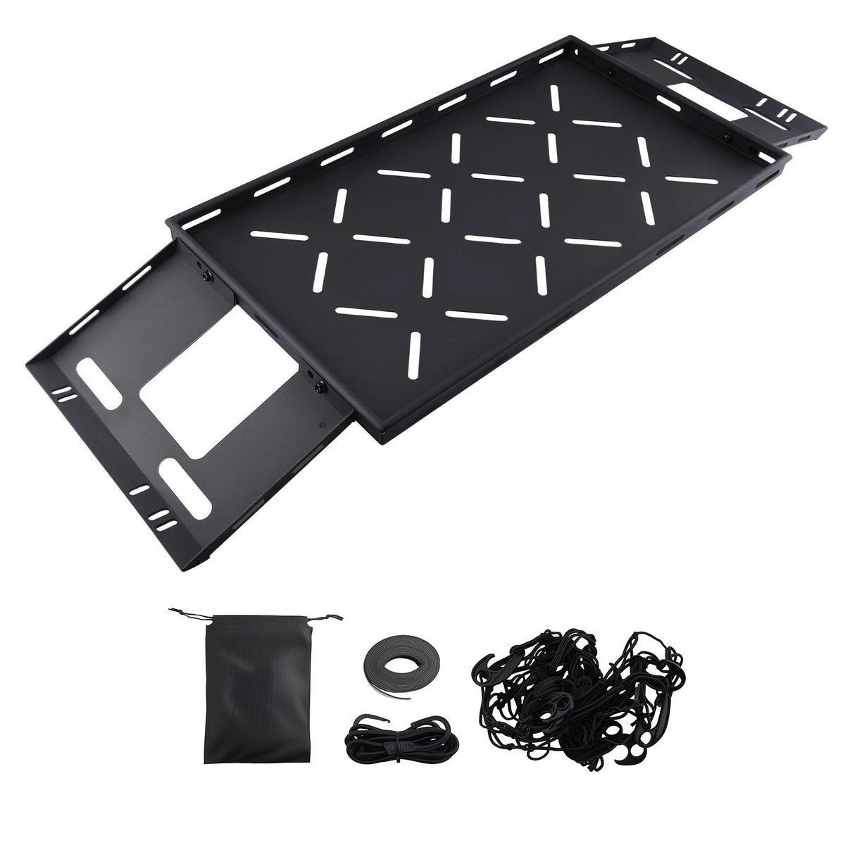 Rear Cargo Rack Basket Tray for Jeep Wrangler JK JL (2007–2026)