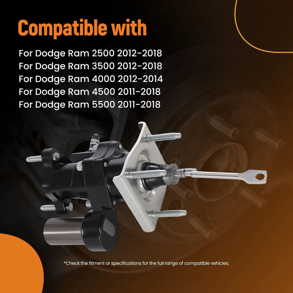 Power Brake Booster for Dodge Ram 2500 3500 (2012–2018) 52013874AD 52-7416