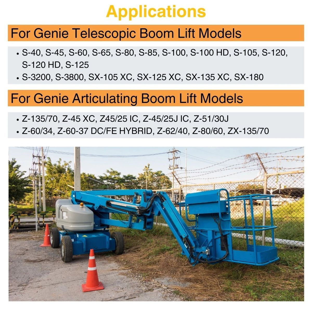Dual Axis Joystick Controller 101174 for Genie Boom Lift S45 S60 S100 Z135/70