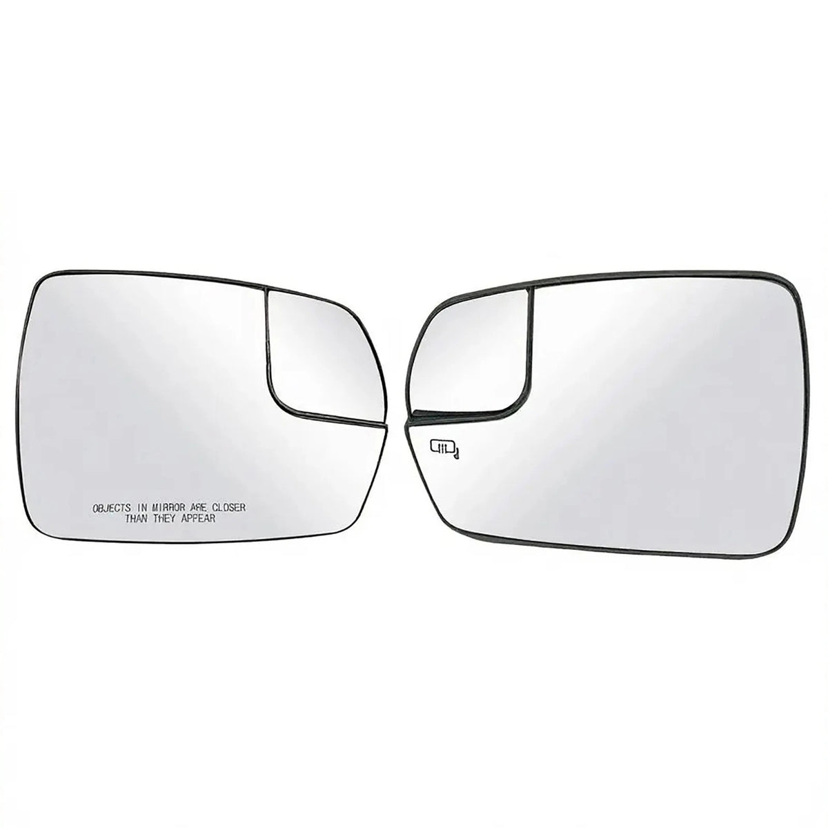 Set of 2 Rearview Wing Mirror Glass for Ford Edge (2015–2020) FT4Z17K707G