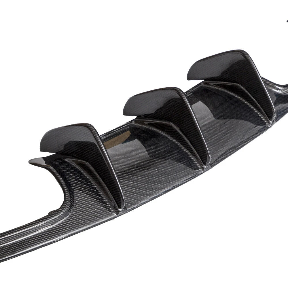 Carbon Fiber Rear Diffuser for Mercedes-Benz W204 C63 AMG (2008–2011)