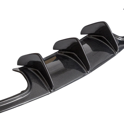 Carbon Fiber Rear Diffuser for Mercedes-Benz W204 C63 AMG (2008–2011)
