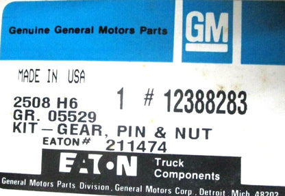 Differential Ring Gear & Pinion Nut Set for EATON 211474, SPICER 513376 (5.29)