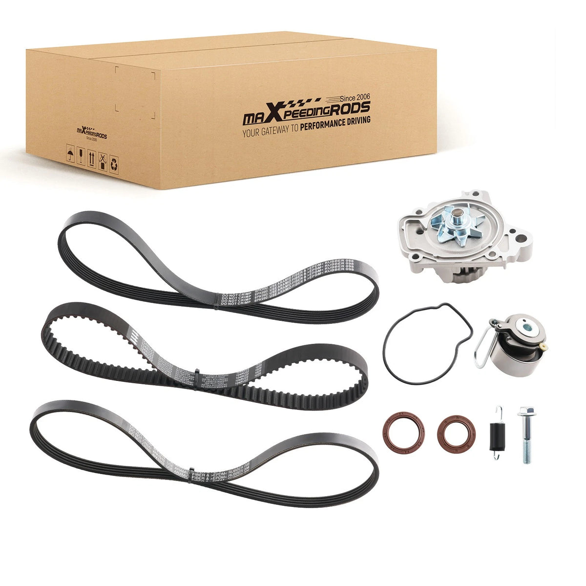 Belt Kit Tensioner Water Pump for Honda Civic 1.7L (2001–2005) 91212-PLM-A01