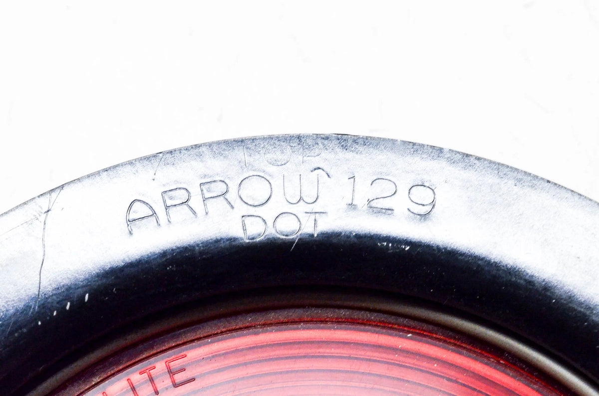 Red Flush Mount Tail Lamp Assembly for Arrow 129, 136 (NOS)