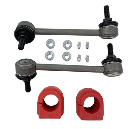 Set of 4 Front Sway Bar Links & Bushings for GMC Canyon, Chevy Colorado, Isuzu (2004–2011)
