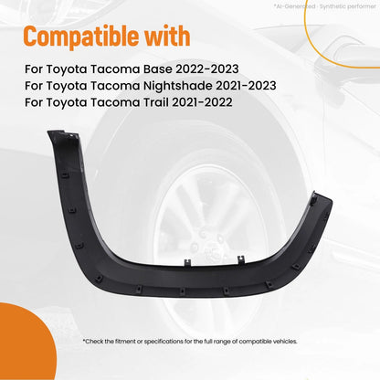Front Passenger Fender Flare Cover for Toyota Tacoma (2016–2023) 7587104060