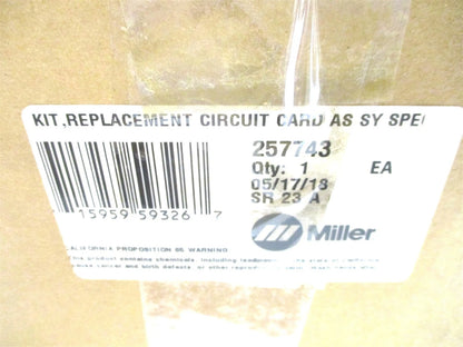 Replacement Circuit Card for Miller Electric Spectrum 700i XT40i (257743)