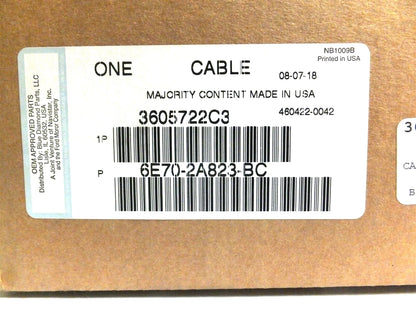 Park Brake Cable for Ford (1997–2007) 3605722C3, 6E70-2A823-BC 97.78"