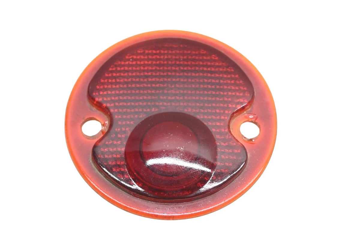 3.5" Red Glass Taillight Lens for Aftermarket 24017 (NOS)