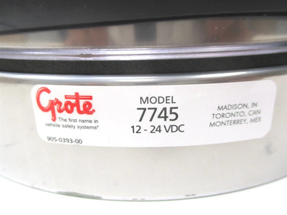 Grote Yellow High Profile Smart Strobe Light for 12-24 VDC (77453)