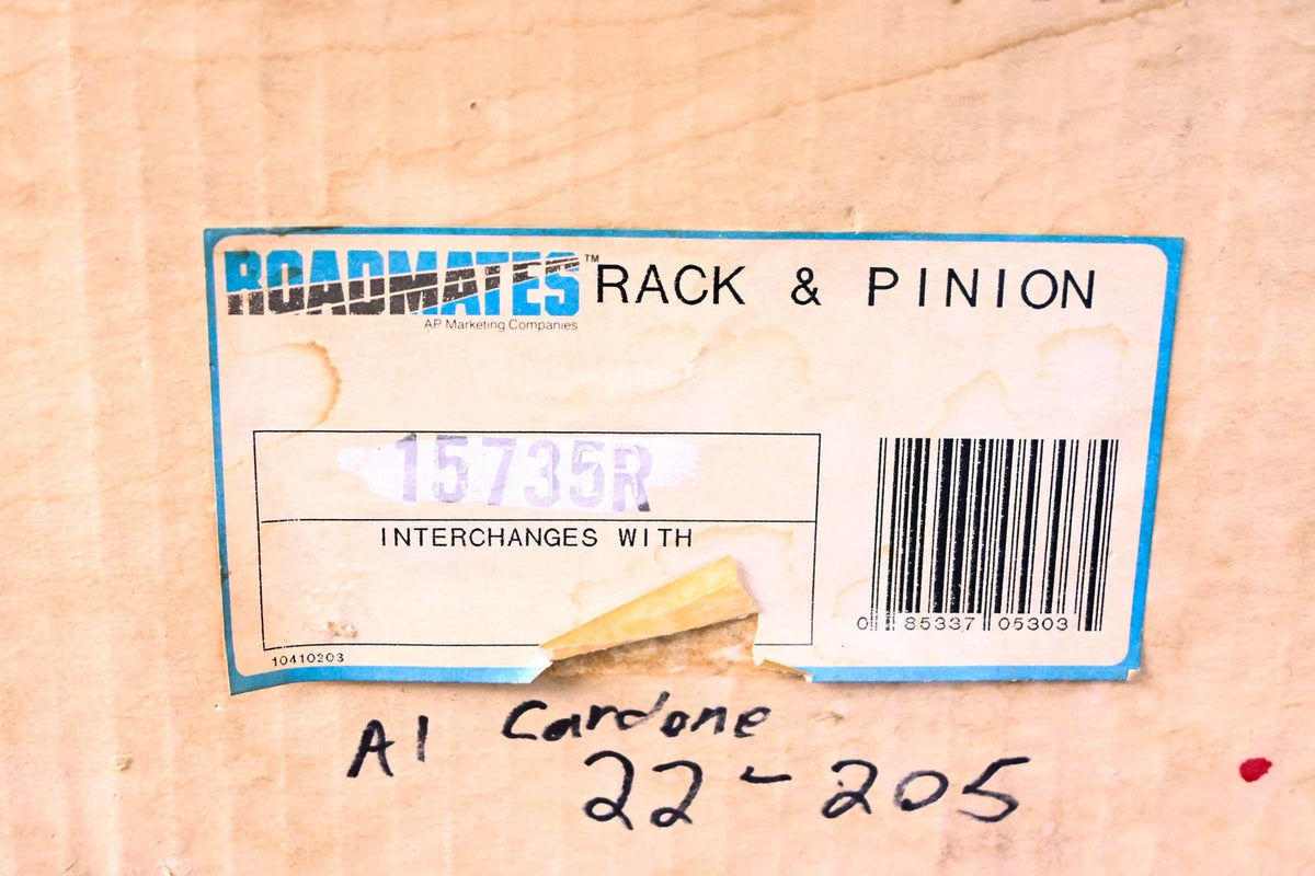Rack & Pinion for Aftermarket 15735R, 22-205