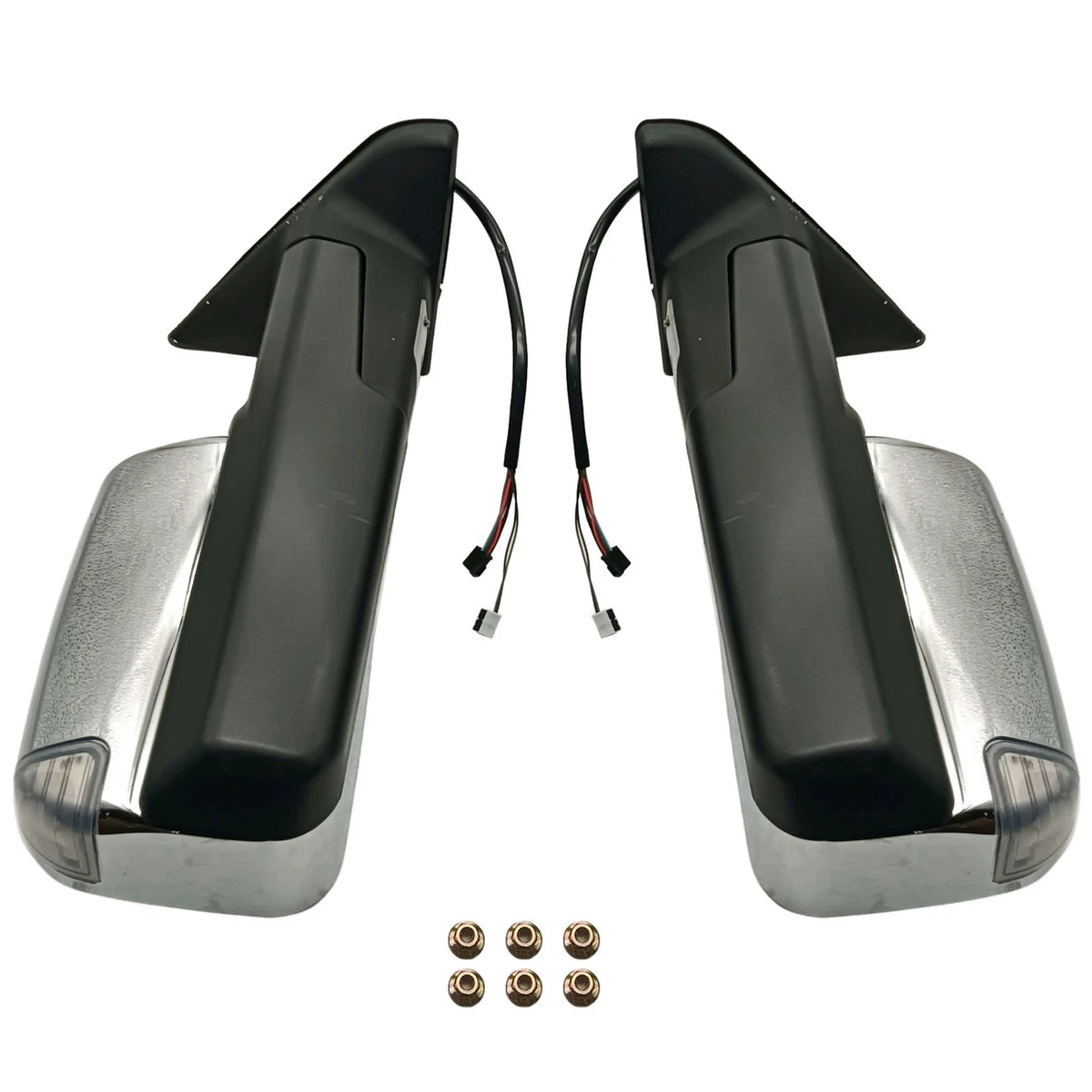 2X Chrome Power Heated Towing Mirrors for Ram 1500 (2009–2015)