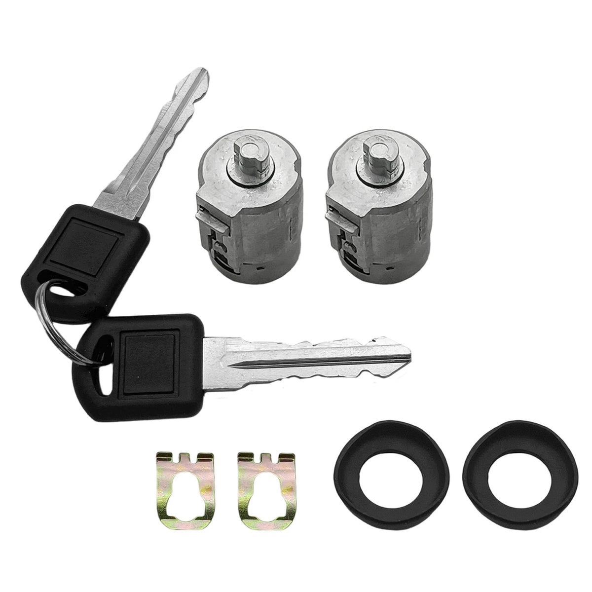 Door Lock Cylinder Kit with Keys for Chevy GMC 1500 2500 3500 (HPDL179)